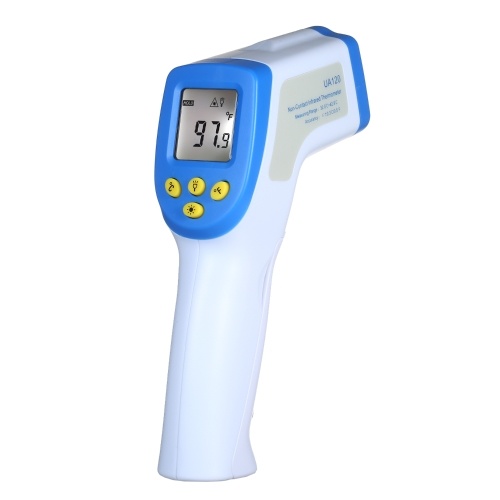 Infrarot-Thermometer Tragbares digitales Stirn-Temperaturmessgerät 32 ℃ bis 42,9 ℃ Berührungsloses Messthermometer Hochempfindliches Körperthermometer ℃ / ℉ Umschaltbares UA120 / 6801