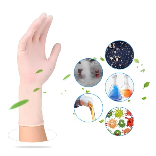 

A Pair of Single-Use Sterile Rubber Sur-gi-cal Gloves