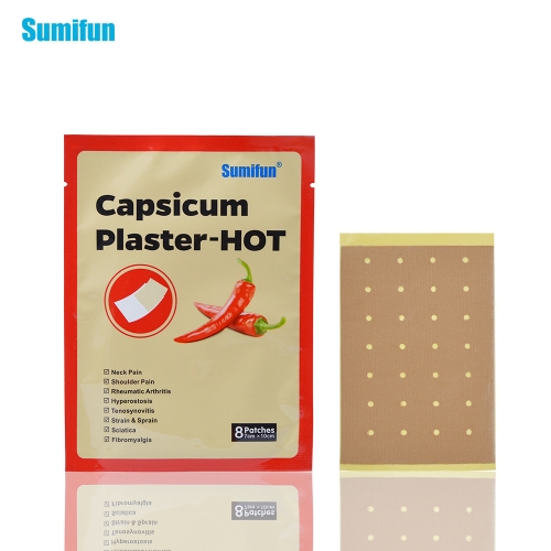 

Сумифун Capsicum Пластик-горячая шея Боль Мышечная боль Боль Медицинский бальзам Патч Коленный сустав Ache Plaster Health Care Bod