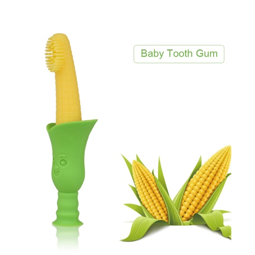 Baby Teether Silicon Tooth Gum Maçã Treinamento Toothbrush Teething Toy Molar Rod Dental Glue Para Bebê Criança Criança Kids