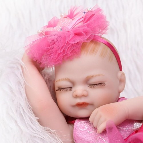 

NPKCOLLECTION 10in Reborn Baby Rebirth Doll Kids Gift Rose Red