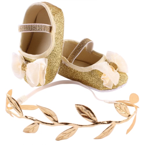 

Unique Baby Girl Cute Flower Bowknot Shoes Sneaker Anti-slip Comfortable Soft Toddler Shoes
