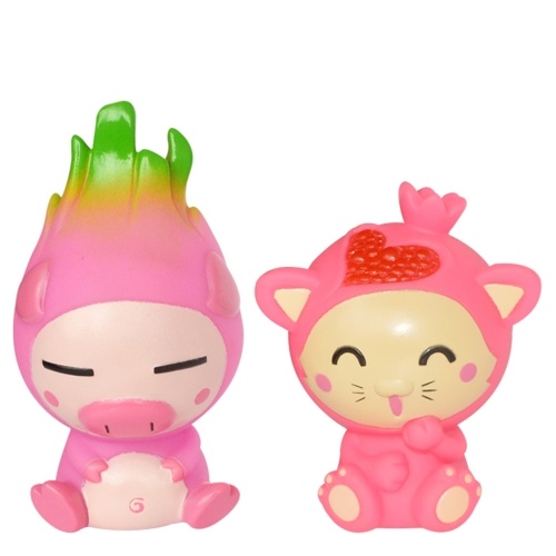 

Cute Baby Shower Toy Lovely Environmental-Friendly Fruit Animal Bath Doll Children Cartoon Water Toys