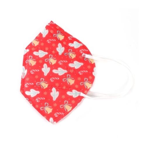 

1pc KN95 Disposable Face Mask Christmas Pattern 5-Layer Filter Dust Mask