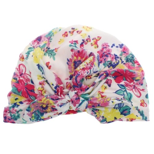 

Cute Fashion Flower Printed Bowknot Pullover Hat