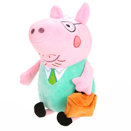 

Cute Peppa Family Pig Plush Stuffed Toys with Lovely Handbag Family Party Dolls Kids Birthday Gifts