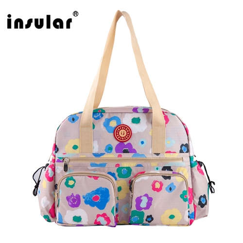 Insulaire bébé sac à langer sac à main grande capacité momie Nappy sac d'allaitement voyage pour soins bébé rouge