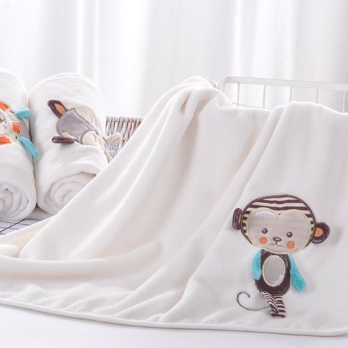 

Baby Blanket Soft Flannel Swaddling Embroider Коляска Автомобиль Диван Постельное белье Одеяло Мальчик-мальчик Лев