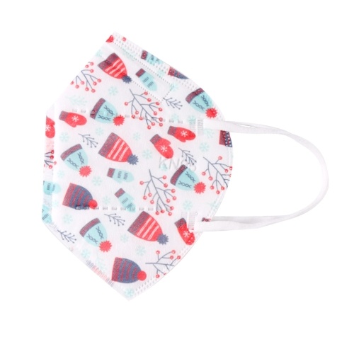 

1pc KN95 Disposable Face Mask Christmas Pattern 5-Layer Filter Dust Mask