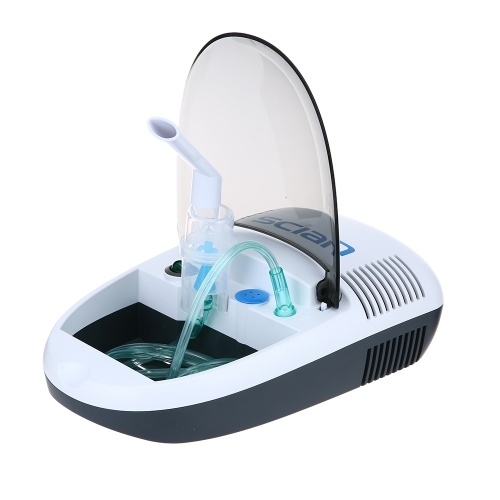 

SCIAN Compressor System Kit Cool Mist Inhaler Nebulizer Medical Mist Compressor Machine EU Plug с масками для детей и взрослых