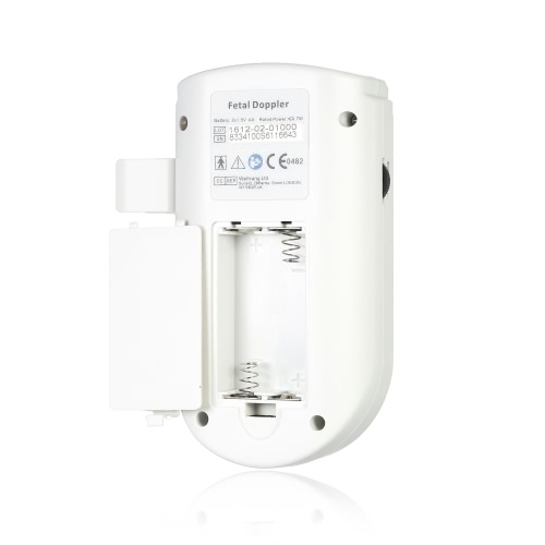 

eccomum Ультразвуковой карманный детектор сердечного ритма сердца Heartbeat Monitor 3,0 МГц Монитор сердечного ритма младенца (FHR) с ЖК-дисплеем