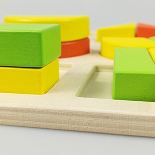 

Деревянные геометрические штабелирование башни Building Block Jenga Stack Up Toys Ранние образовательные игрушки Подарки для детей