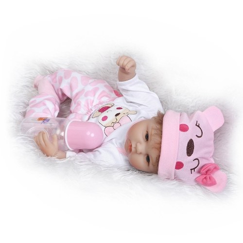 

15in Reborn Baby Rebirth Doll Kids Подарочная ткань Материал Корпус