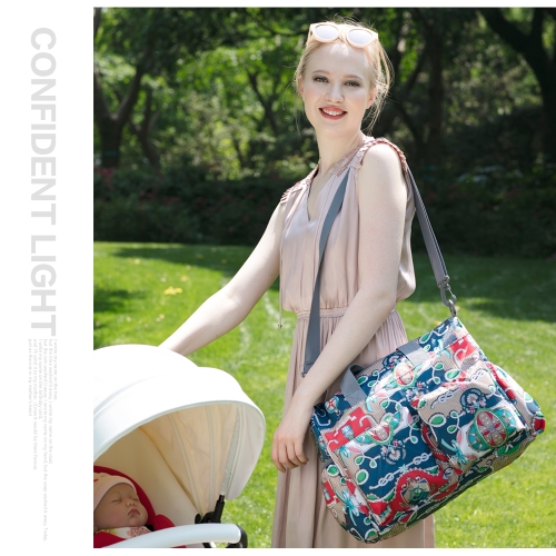 

Insular Baby Diaper Bag Handbag Large Capacity Mummy Nappy Nursing Bag Travel for Baby Care Blossom