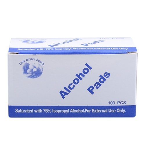 

100PCS Alcohol-Pads Sheet 75%Alcohol Disposable Disinfectant Portable Sterilization Wipe Cleaning Swabs Cleanser Wipes