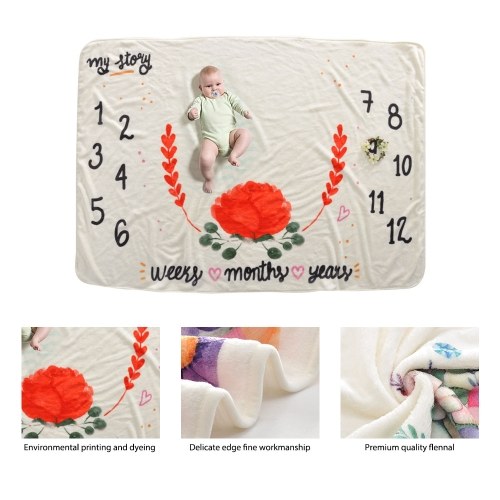 

Baby Monthly Milestone Blanket для девочки-мальчика
