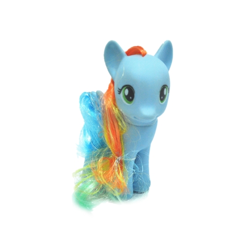 New Small Tony Horse Toy Garage Kit Figure Rainbow Environmental Miniature Model Kids Toy Accessory Christmas Gift