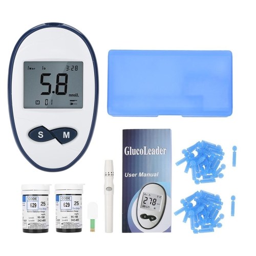 

Blood Sugar Test Kit, Diabetes Blood Glucose Meter Monitor Kit