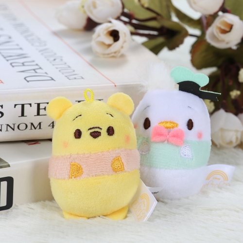 

Cute Cartoon Bear Pig Elephant Doll Toys Mini Plush Dolls Stuffed Toys Kids Birthday Gift Keychain