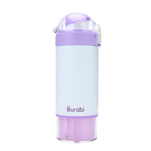 

Изолированная чашка 12oz с диспенсером для диспенсеров с двойной стенкой Вакуумная бутылка Thermos Кружка из нержавеющей стали Purple