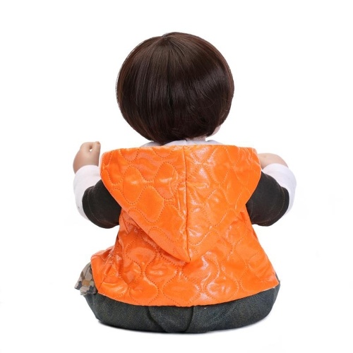 

NPKCOLLECTION 134-1919 19in 50cm Reborn Baby с оранжевым жилетом