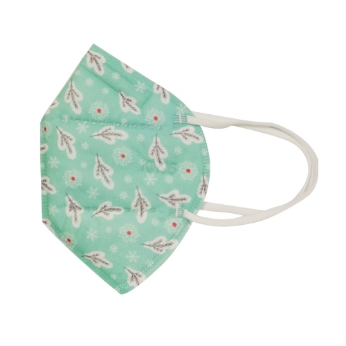 

1pc KN95 Disposable Face Mask Christmas Pattern 5-Layer Filter Dust Mask