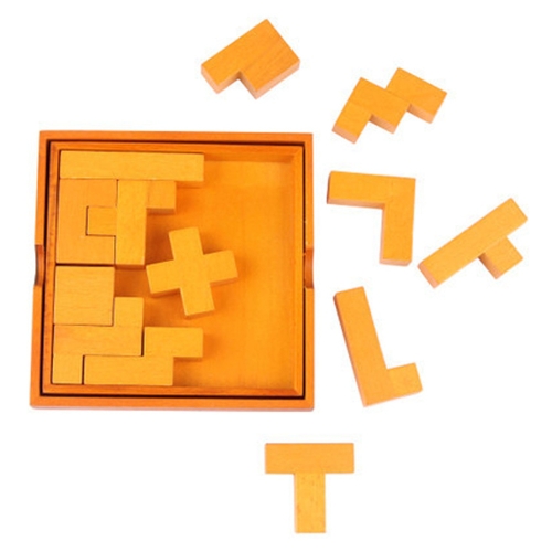 

Деревянные головоломки 13 штук 3D Chunky Puzzle Building Block Раннее образование Развивающие игрушки Подарки для детей