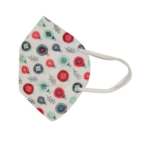 

1pc KN95 Disposable Face Mask Christmas Pattern 5-Layer Filter Dust Mask