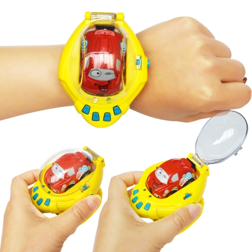 Mini Cartoon Watch wireless Remote Control Sensing Gravity Car Toy USB Rechargeable Children Induction Toy