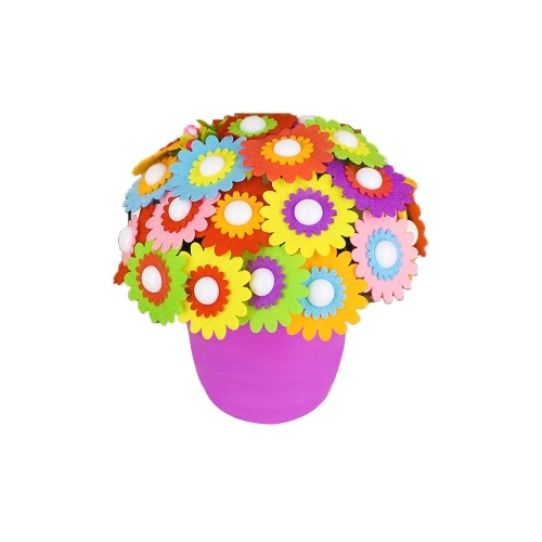 

DIY Craft Handmade Button Bouquet Materials Железный пуговичный комплект для лепестков для детей
