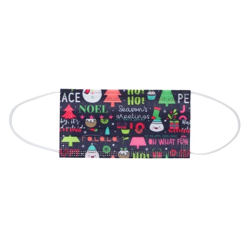 50PCS Christmas Mask Disposable Face Mouth Mask