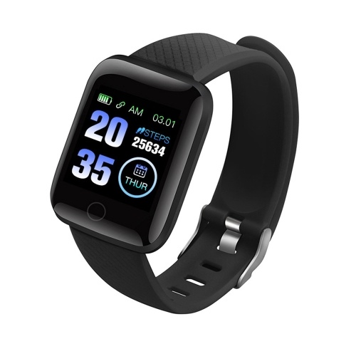 

1.3 inch Touchscreen Smart Bracelet Sports Watch Waterproof Fitness Tracker Blood Pressure Heart Rate Blood Oxygen Monitor Green