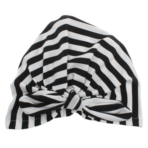 

Полосатый Bowknot Baby Girl Cap Beanie