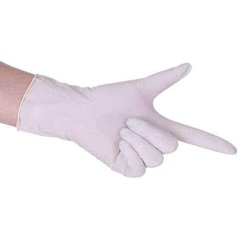 

Decadeal 100PCS Disposal Латексные перчатки Перчатки с порошковым покрытием класса AA