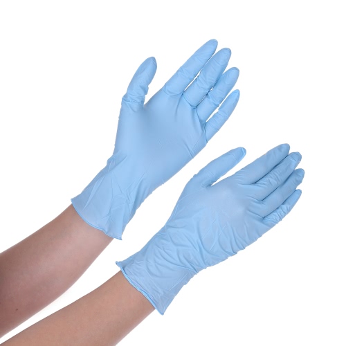 

Decdeal 100 Count Nitrile Exam Gloves Powder Free Disposal Gloves Latex Free S / M / L Размер Медицинская пищевая промышленность П