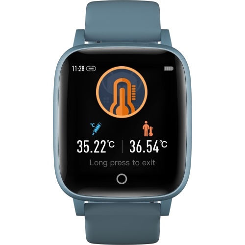 Body Temperature Monitoring Watch Intelligent Touching 1.3Inch Screen Fitness Tracker Bracelet