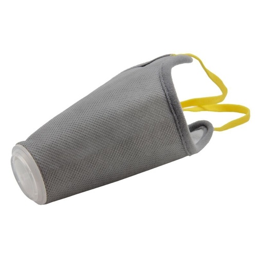 

Breathable Dog Soft Cotton Mouth Mask Pet Respiratory PM2.5 Anti Dust Protective Mask (Grey, S)