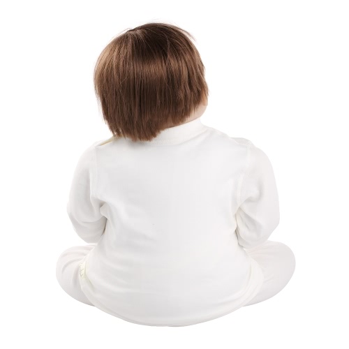 

Baby Clothes Set 2pcs Unisex 100% Cotton Baby Outfits Clothing Long Sleeve Tops Long Pants Spring Summer Autumn Winter For Newborn Baby Girl Boy Yellow 3-6M