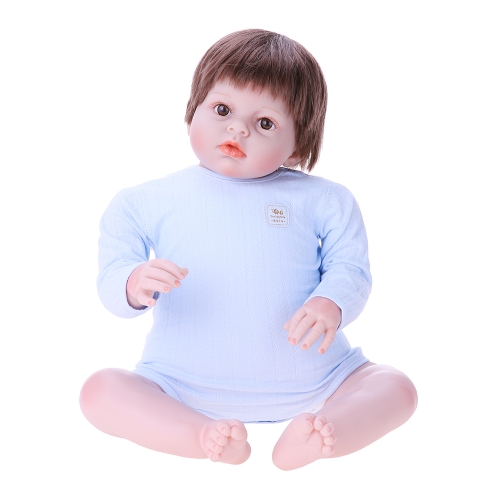 Il manicotto lungo unisex del bambino del cotone del pagliaccetto del bambino mantiene il manicotto lungo del playsuit per il neonato infantile del ragazzo del neonato 3-6M