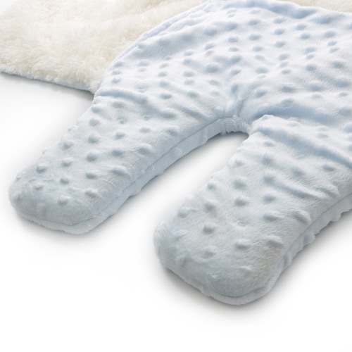 

Вязание сплошной цвет Baby Swaddle Wrap Newborn Soft Snuggle Пеленание одеяла Сгущение Теплые спальные мешки