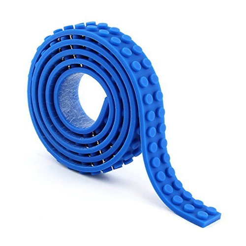 Reusable Silicone Building Blocks Tape for Lego Lover Kids Gift Portable No Harm to Children