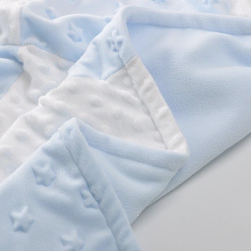 

Baby Blanket Soft Polar Fleece Двойной слой Swaddling Emboss Коляска Автомобиль Диван Постельное белье Одеяло Мальчик Девочка синий