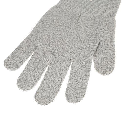 

Decdeal 2PCS Проводящий массаж Электротерапия Электродные перчатки S / M / L
