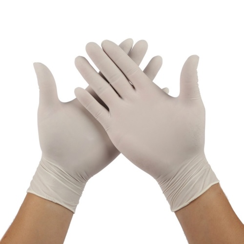 100pcs Flexible Disposable Rubber Gloves Latex