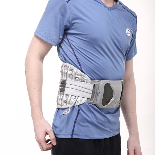 

Carevas Back Decompression Belt поясничная поддержка Brace Spinal Air Traction Device Back Pain Relief для дегенеративного диска / спинного стеноза / радикулита 4 Размер (24,9-43,3 "талия) Утвержденный CE & FDA