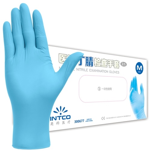 

INTCO 100Pcs Одноразовые нитриловые перчатки