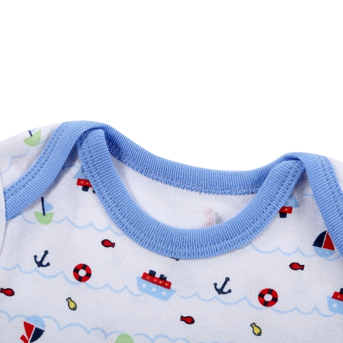 

3шт Baby Rompers Комплект Bodysuit 100% Хлопок с коротким рукавом Baby Baby 0-3M