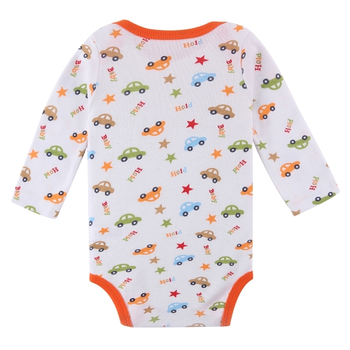 

3pcs Baby Rompers Bodysuit Одежда Установить Unisex 100% Хлопок с длинным рукавом Одежда для новорожденных 0-3M