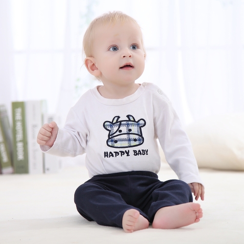 

3Pcs Baby Pants Set 100% Cotton Unisex For Newborn Baby Infant 0-3M