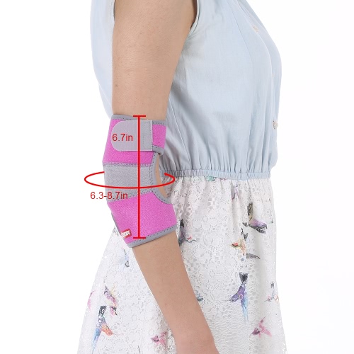 

Adjustable Child Elbow Brace Elbow Support Sponge Pads Sleeve Sport Protector Crashproof Anti-Slip for Kids Boys Girls Sport Dance
